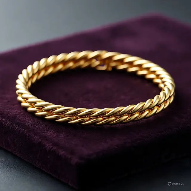Tren Model Gelang Emas Terbaru 5 Gram untuk Tangan Gemuk