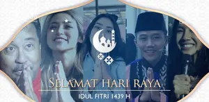 Ucapan Selamat Idul Fitri 1439 H dari Selebriti Tanah Air.