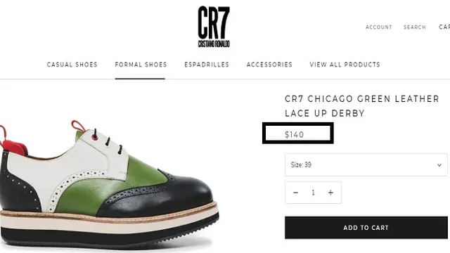 Koleksi sepatu baru Ronaldo