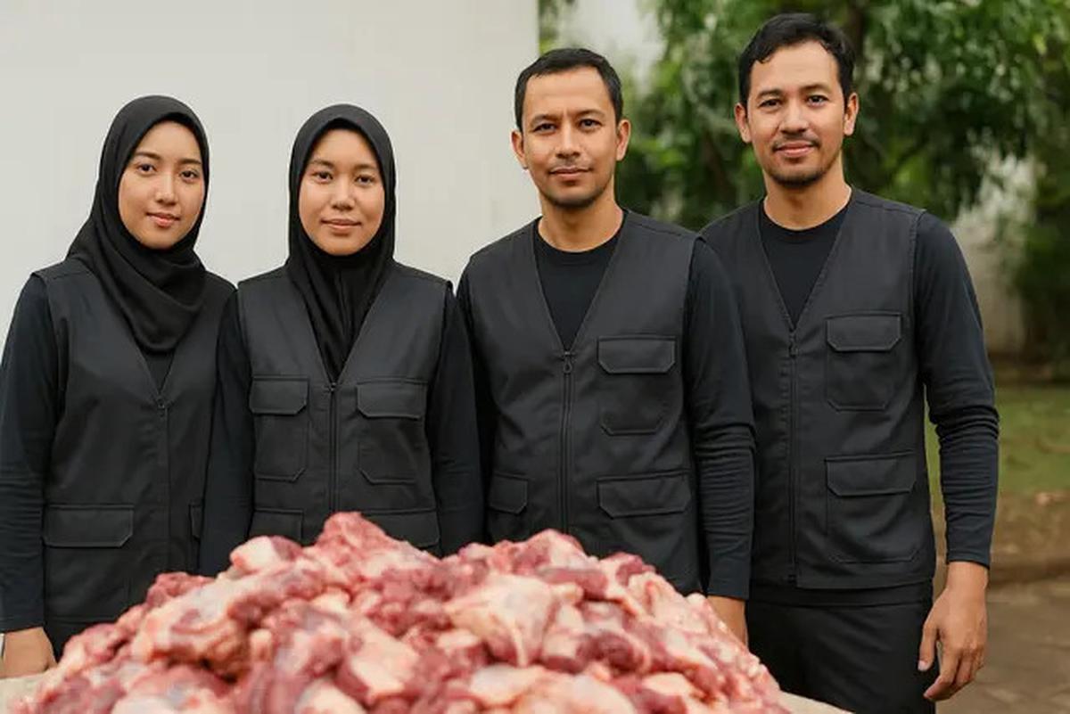 10 Rekomendasi Baju untuk Panitia Qurban Biar Enggak Ribet saat Potong Daging