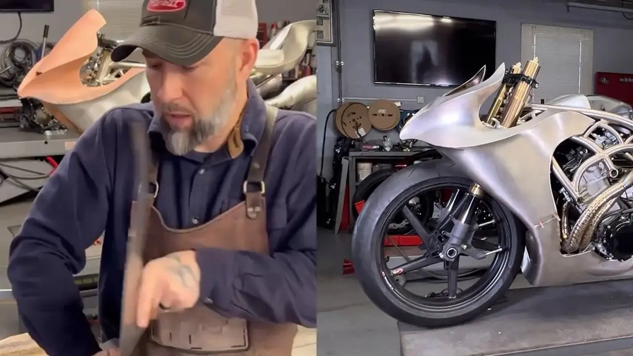 Penampakan Motor Titanium Pertama di Dunia