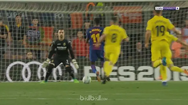 VIDEO: Gol Indah Dembele untuk Barcelona ke gawang Villarreal