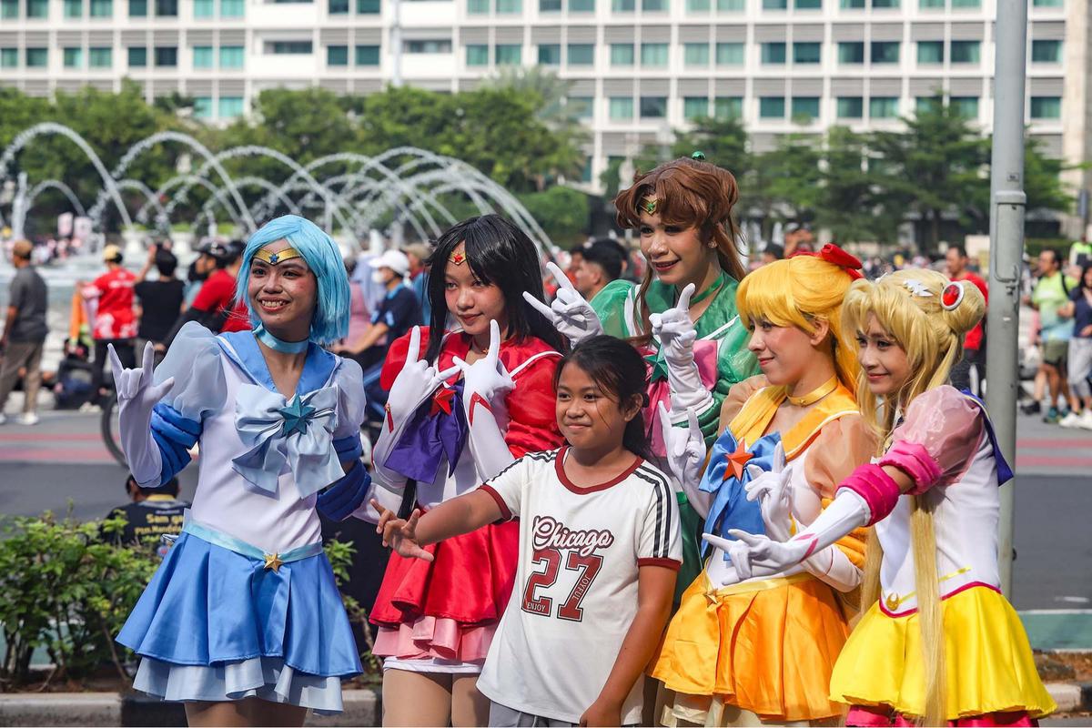 FOTO: Car Free Day, Ruang Sehat dan Ekspresi Warga Jakarta