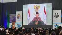 Wapres Ma'ruf Amin alam sambutannya saat acara grand launching Universitas Darunnajah di Jakarta, Senin (7/11/2022). (Ist)