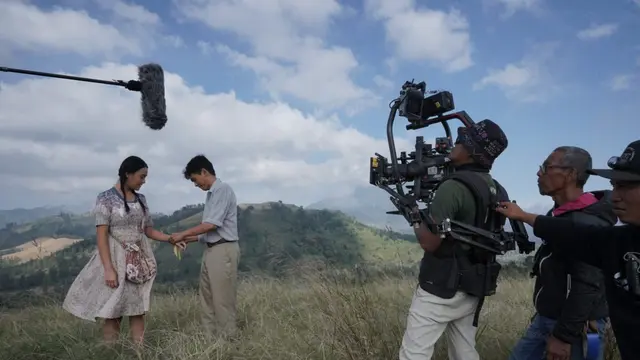 Amanda Manopo berperan di film Kupu-Kupu Kertas (Istimewa)