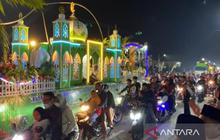 Ratusan Miniatur Masjid Meriahkan Pawai Takbiran Serdang Bedagai Jelang Idul Fitri