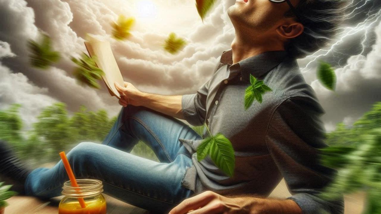 Ilustrasi Mabuk Daun