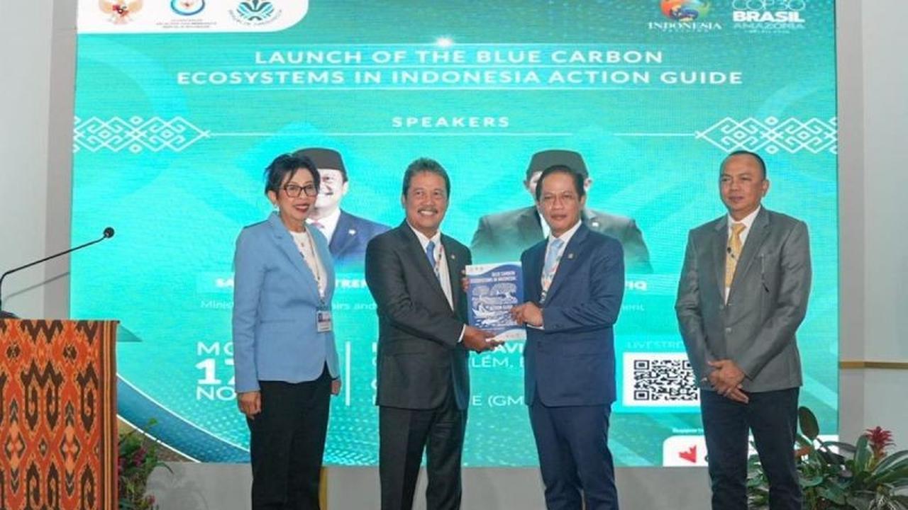 Indonesia Luncurkan Peta Jalan Karbon Biru di COP30, Perkuat Komitmen Iklim Nasional