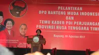 Ketua Umum PDIP Megawati Soekarnoputri. (Liputan6.com/Ola Keda)