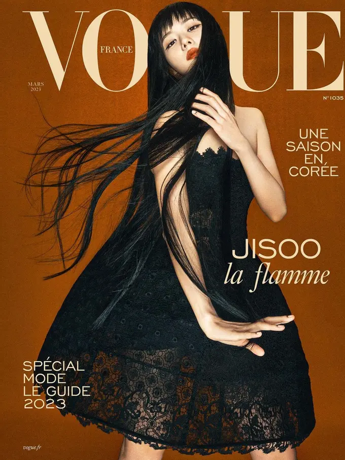 Jisoo BLACKPINK Cetak Sejarah Sebagai Perempuan Asia Pertama yang Mejeng di Vogue Prancis