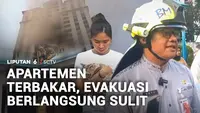 Apartemen Pavilion Jakarta Pusat Terbakar, Asap Pekat Menyulitkan Proses Evakuasi