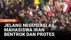 Bentrok terjadi di sejumlah universitas di Teheran saat mahasiswa menggelar aksi pro dan anti-pemerintah. Insiden ini muncul menjelang putaran baru perundingan Iran dan Amerika Serikat terkait program nuklir.
