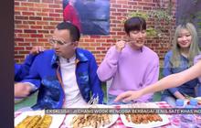 Potret Ji Chang Wook Makan Aneka Sate dan Minum Jamu Beras Kencur, Full Senyum Puji Semuanya Enak