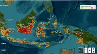 Sebaran Titik Panas Karhutla Hari Ini, Kalimantan Tengah Masih Tertinggi