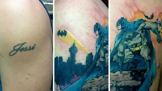 6 Tato Nama Pacar Setelah Putus Ini Diubah Nyeleneh, Kocak