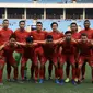 Timnas Indonesia U-23 jelang melawan Timnas Thailand U-23 dalam kualifikasi Piala AFC U-23 2020 di Stadion My Dinh, Hanoi, Jumat (22/3/2019). (Bola.com/Dok. PSSI)