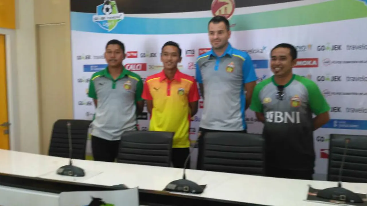 Jumpa pers Sriwijaya FC vs Bhayangkara FC