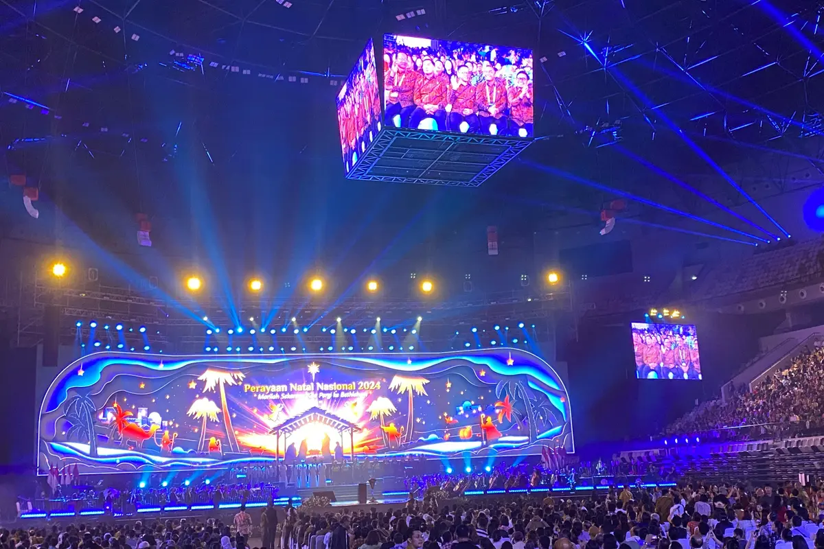 Perayaan Natal Nasional 2024 di Indonesia Arena, Gelora Bung Karno, Jakarta