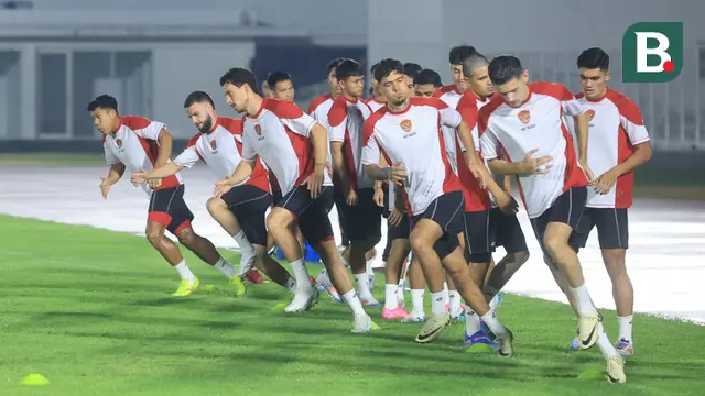 Official Training Timnas Indonesia jelang laga kualifikasi Piala Dunia 2026 menghadapi Australia