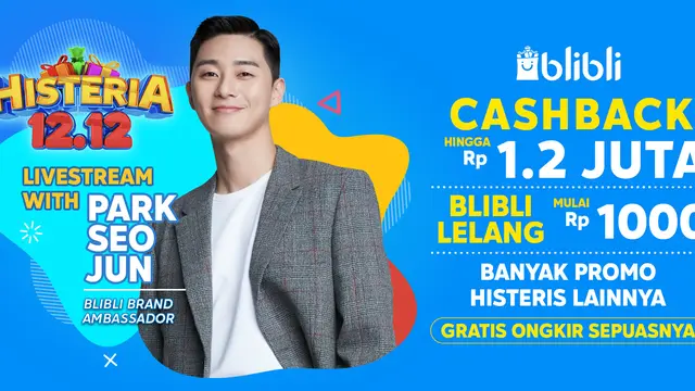 Park Seo Jun Menemani Penggemarnya Belanja Online di Harbolnas 12.12