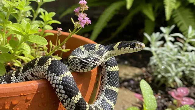 Ular Cicak Belang (Lycodon subcinctus)