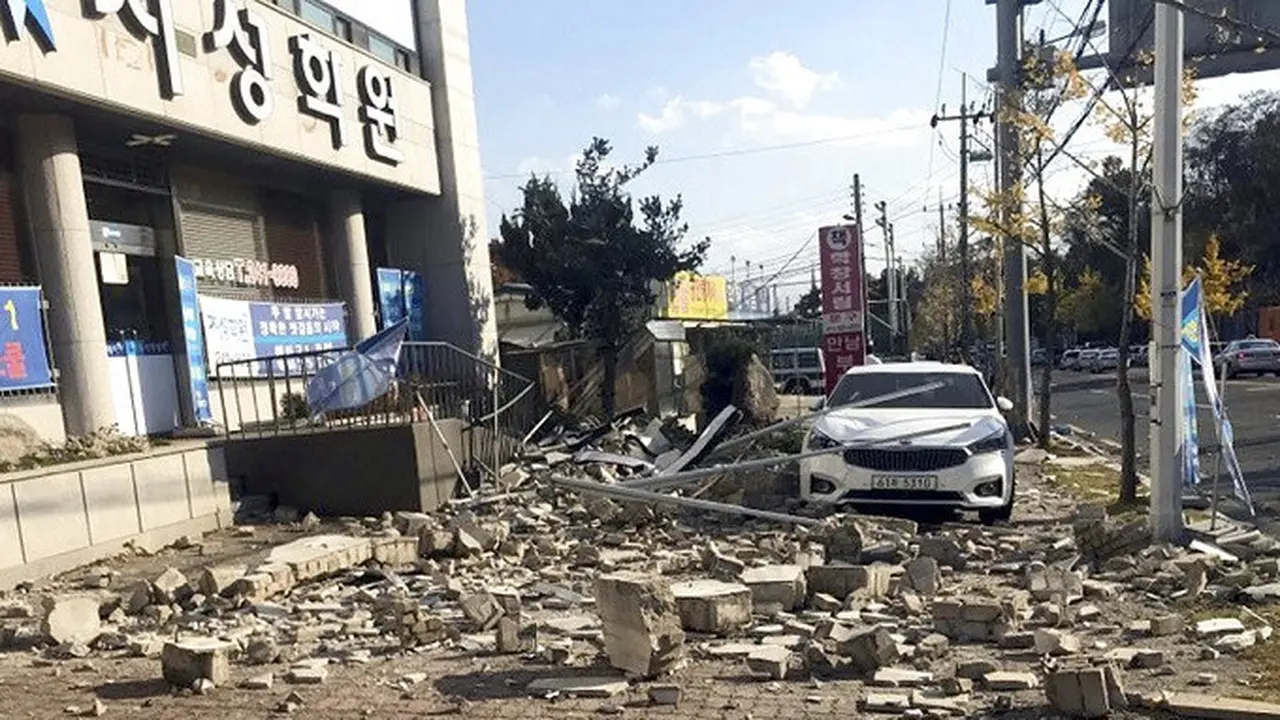 Gempa berkekuatan 5,4 SR mengguncang Korea Selatan pada Rabu 15 November 2017