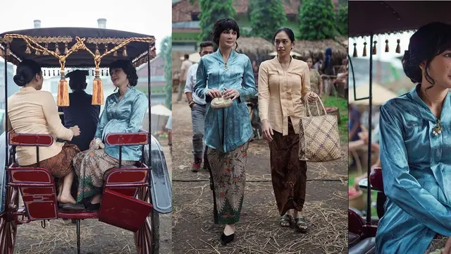9 Potret Luna Maya di Balik Layar Film Suzzana: Malam Jumat Kliwon, Curi Perhatian