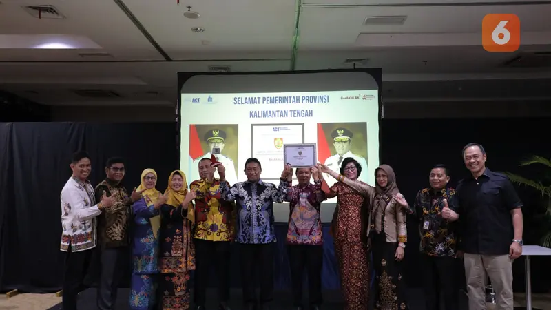 Pemprov Kalimantan Tengah meraih juara 1 Nasional Nilai Harmonis