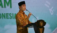 Wakil Presiden (Wapres) Gibran Rakabuming Raka menyampaikan pidato di penutupan Muktamar ke-15 Persatuan Ummat Islam (PUI) di Aula Raja Inal Siregar, Kantor Gubernur Sumatera Utara. (Foto: Biro Pers, Media, dan Informasi Sekretariat Wakil Presiden).