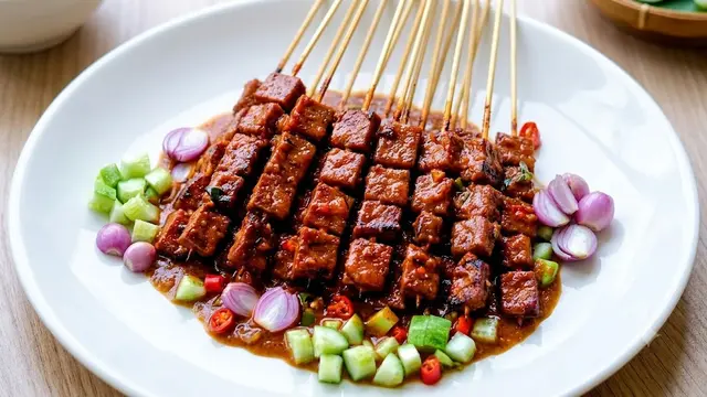Ilustrasi Sate Kere Khas Solo
