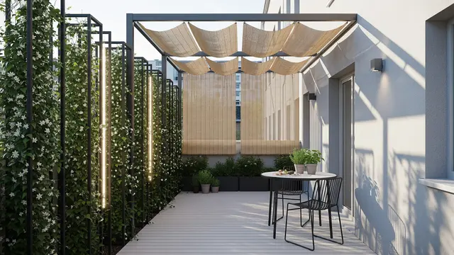Model Teras Belakang Rumah 2025 yang Pas untuk Hunian Perkotaan Sempit / Ilustrasi AI