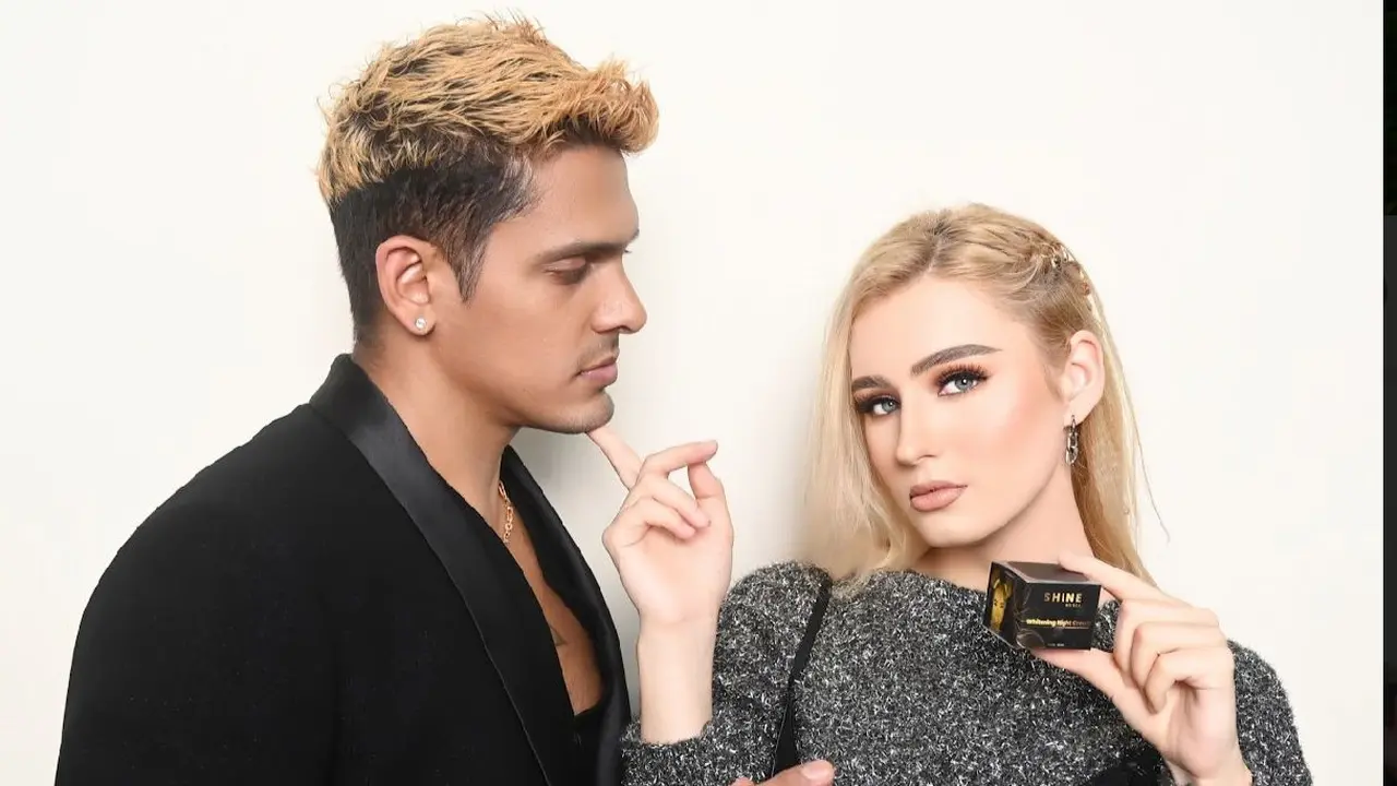 Nastasya Shine bersama suaminya Robby Shine
