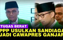 VIDEO: Tugas Sandiaga Uno Resmi Diusulkan PPP Jadi Cawapres Ganjar Pranowo di 2024