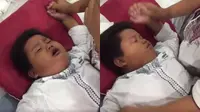 Pura-Pura Pingsan saat Disunat, Akting Bocah Bikin Ngakak Netizen