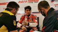 Mario Suryo Aji, pembalap binaan Astra Honda dan akan mentas di Kejuaraan Dunia Moto3 2022. (Dokumentasi Astra Honda)