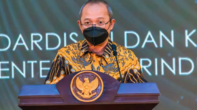 Kepala Badan Standardisasi dan Kebijakan Jasa Industri (BSKJI) Doddy Rahadi di Jakarta, Rabu (15/12/2021). (Dok Kemenperin)