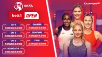 Jadwal Live Streaming WTA 500: Bett1 Open 2023 di Vido Pekan Ini. (Sumber : dok. vidio.com)