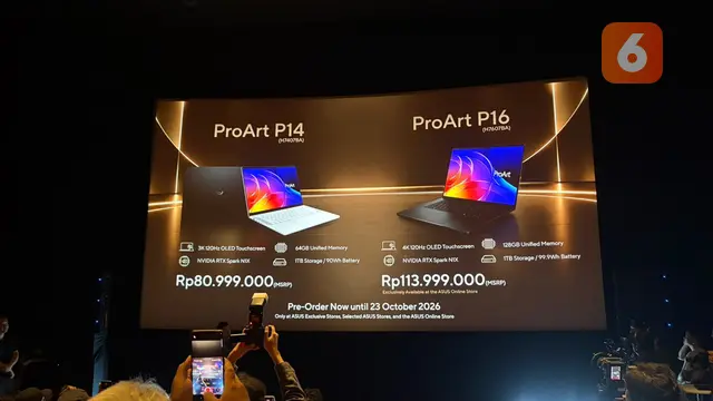 ASUS ProArt P14 dan ProArt P16