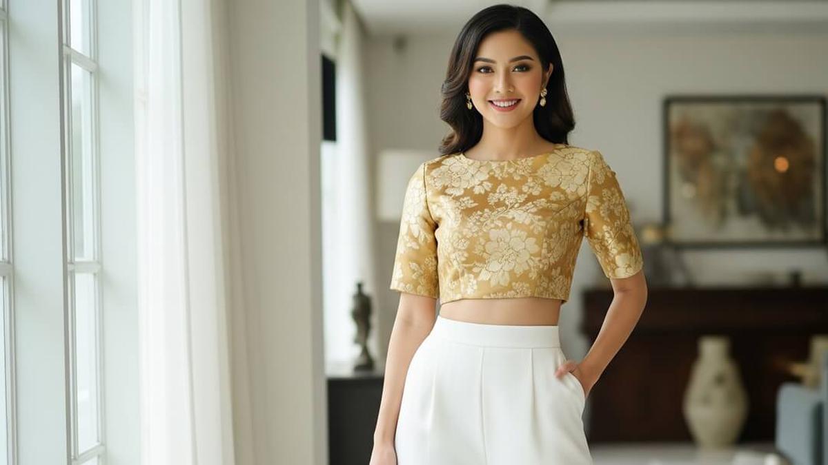 10 Model Atasan Brokat Bawahan Celana Terbaru 2025, Tampil Elegan dan Nyaman di Berbagai Acara