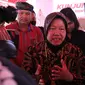 Menteri Sosial Tri Rismaharini mendatangi Desa Atap di Kecamatan Sembakung, Kabupaten Nunukan, Kalimantan Utara