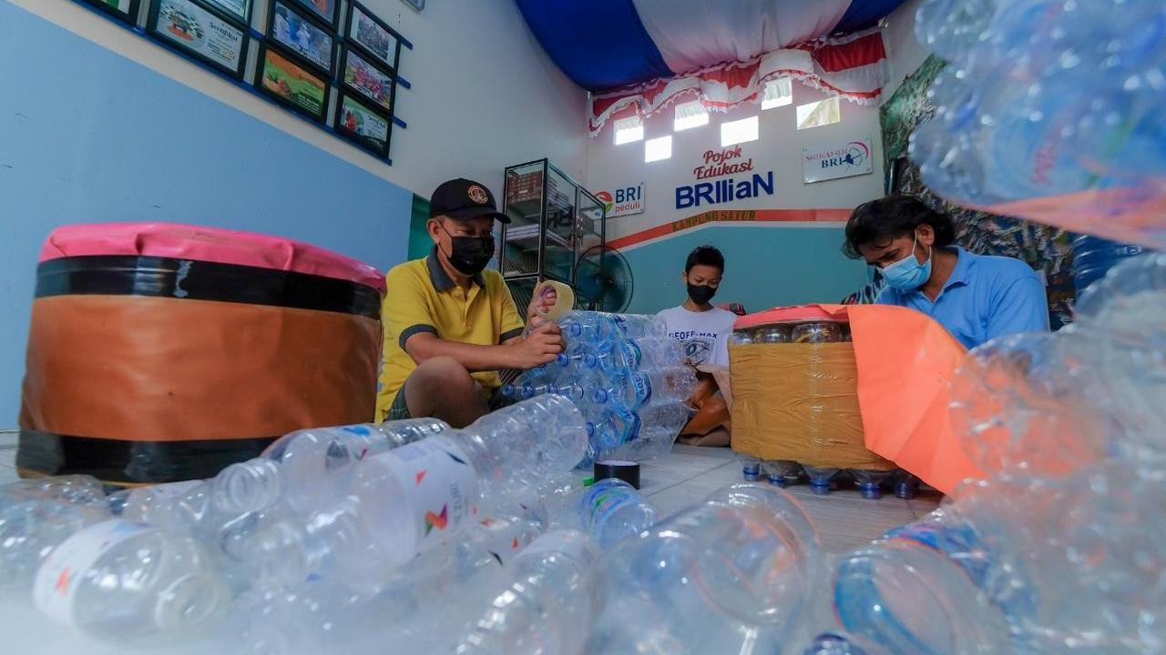 BRI Perkuat Aksi Daur Ulang Limbah