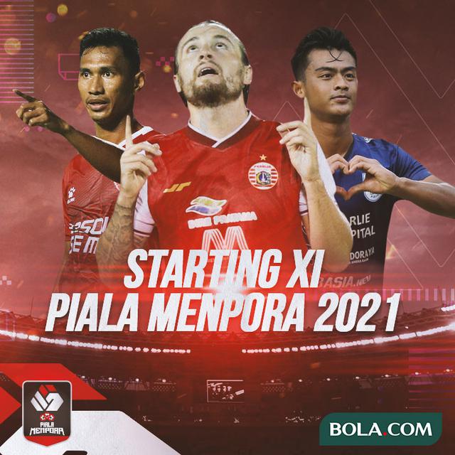 Piala Menpora - Cover Starting XI Piala Menpora 2021