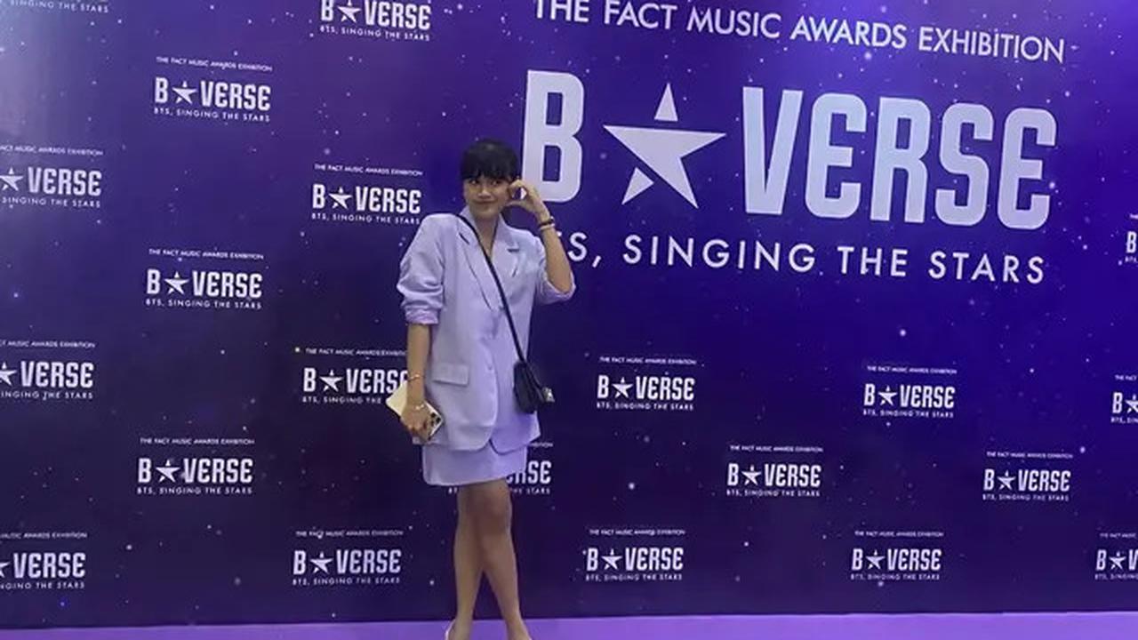 5 Gaya Publik Figur dengan Busana Ungu di Purple Carpet Pameran BTS BSTARVERSE