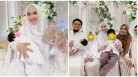6 Momen Akikah Anak Keempat Oki Setiana Dewi, Digelar Khidmat Bernuansa Putih