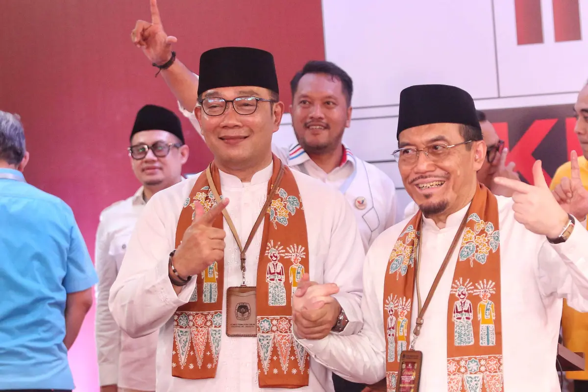 Ridwan Kamil-Suswono Resmi Maju di Pilgub DKI Jakarta 2024
