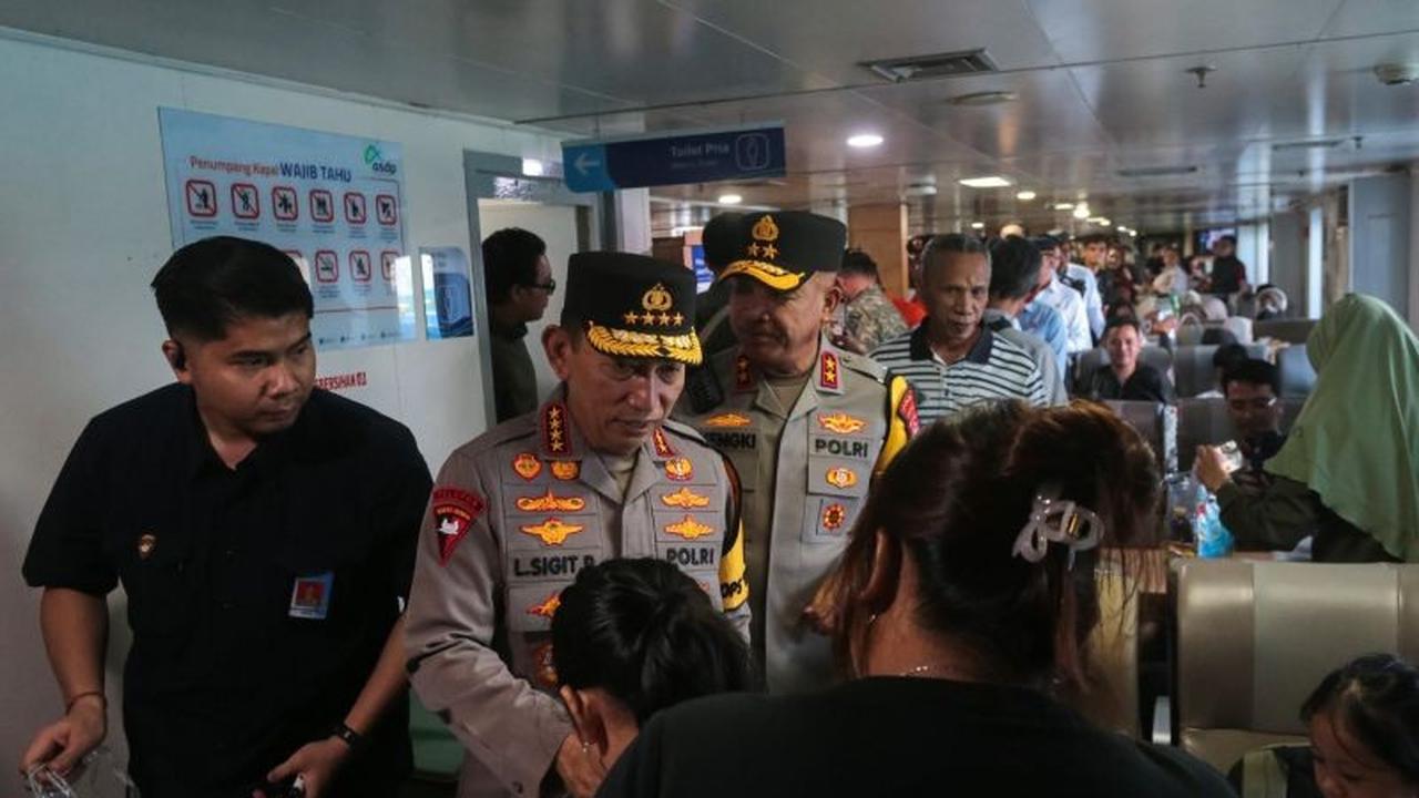 Kapolri Perketat Pengamanan Mudik Lebaran di Kapal Feri, Antisipasi Kejahatan