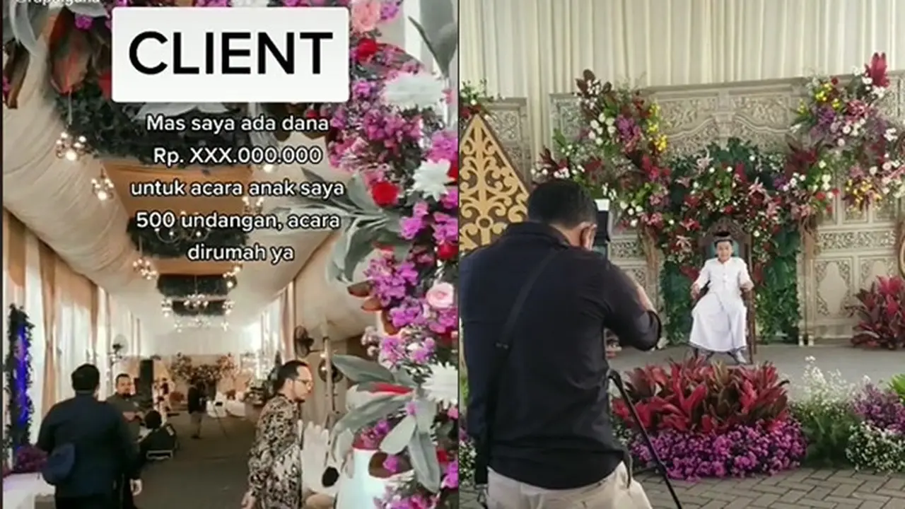 Viral Pesta Sunatan 500 Undangan Ini Tembus Ratusan Juta, The Real Anak Sultan