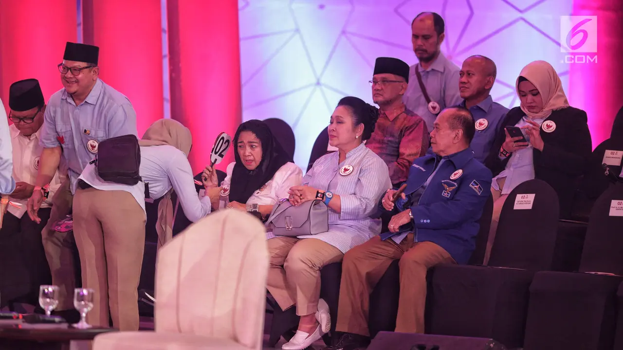 Tokoh Pendukung Capres dan Cawapres di Debat Perdana Pilpres 2019
