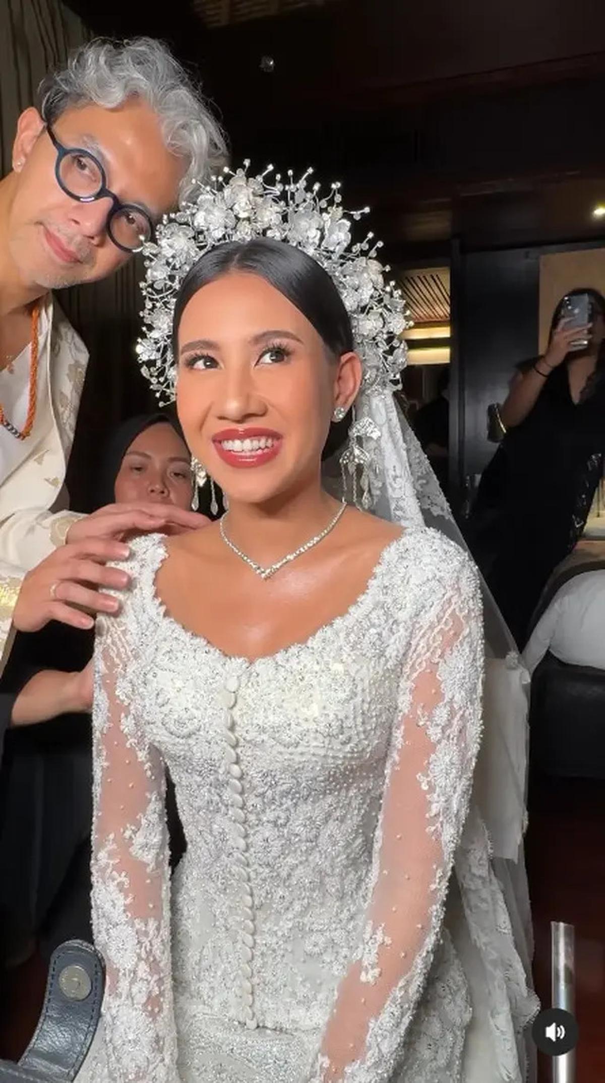 6 Potret Persiapan Angga Yunanda dan Shenina Cinnamon Sebelum Akad Nikah
