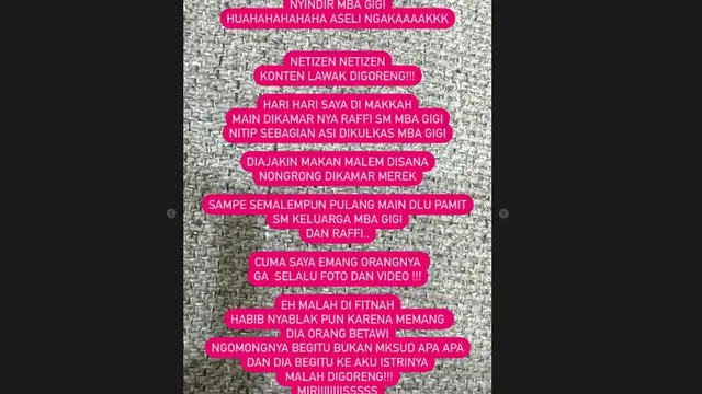 Klarifikasi Kartika Putri